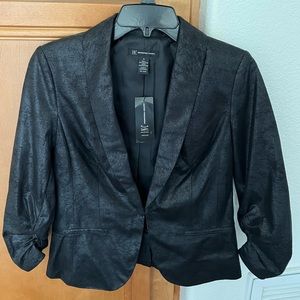INC Women’s Black Shiny Blazer